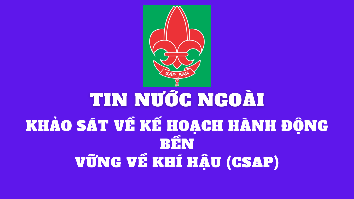 Khảo sát về kế hoạch hành động bền vững về khí hậu (CSAP)